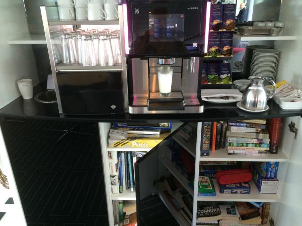 Coffee machine and library