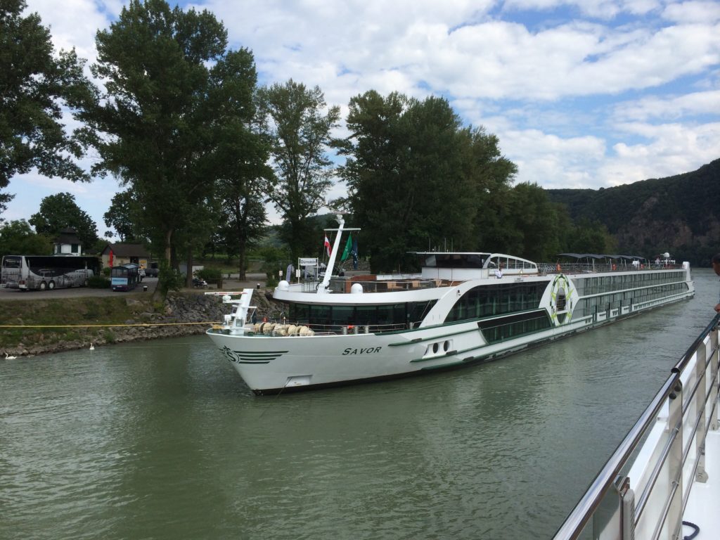 Tauck's 2014 ship MS Savor in Linz