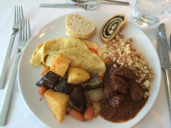 Hungarian buffet in Budapest – I’ll take a beef rendang any day over goulash