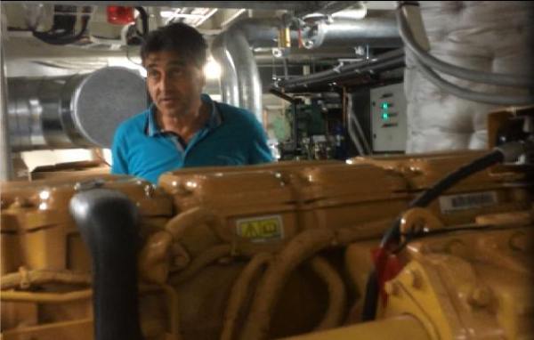 Engine room (still from a video)